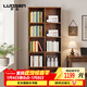 羅森（LUOSEN）全實(shí)木書(shū)柜書(shū)架家用多層收納儲物柜小型置物架落地書(shū)柜 10格子