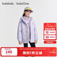 巴拉巴拉童裝兒童棉服女童外套兩件套2025新款秋冬裝防潑水衣服保暖棉衣甜