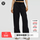 lululemon丨Zip-Pleat女士拉鏈褶飾可調節長(cháng)褲 偏短速干 LW5GXNS 黑色 M