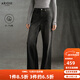 艾諾絲雅詩(shī)【商場(chǎng)同款】2025冬季新款通勤百搭復古直筒牛仔褲長(cháng)褲女40933287 黑灰色 M