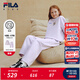斐樂(lè )FILA【套裝】?jì)和l衣衛褲2025冬季新款男女中大童休閑兩件套 櫻花淺粉-PK 130
