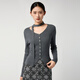 薇迎 VIEA.ING商場(chǎng)同款灰色針織衫女2025秋季穿搭新款套頭長(cháng)袖上衣 灰色 S
