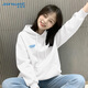 真維斯（Jeanswest）2026新款連帽衛衣女春秋款小清新寬松休閑女裝上衣時(shí)尚百搭外套女