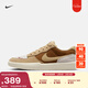 耐克男女透氣滑板鞋春季情侶陸沖翻毛皮NIKE SB FORCE 58 DV5477 202淺英國褐/杏茶色/淺骨色/帆白 44.5