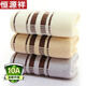 恒源祥 毛巾全棉吸水洗臉毛巾純棉家用擦臉面巾情侶洗臉巾加厚加大毛巾 （混色3條裝）5003毛巾 3條 100g