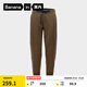 蕉內（Bananain）熱皮502++男士收腳長(cháng)褲子加厚秋冬束腳褲運動(dòng)通勤休閑衛褲新款 探險棕 L
