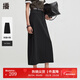 播商場(chǎng)同款簡(jiǎn)約半身裙中長(cháng)款通勤裙子BDR3BD18211 K40 玄黑 L
