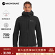 MONTANE盟泰恩WINDJAMMER XPD男士抓絨軟殼衣戶(hù)外防風(fēng)外套透氣環(huán)保防潑水 黑色 L