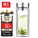 富光雙層玻璃杯 大容量高硼硅玻璃泡茶杯子 帶茶隔商務(wù)辦公水杯男女士