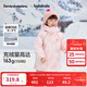 巴拉巴拉女童羽絨服冬裝三麗鷗外套防護保暖時(shí)尚洋氣【庫洛米IP】 紅色調00366-白鴨絨 110 充絨量101g