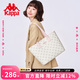 Kappa卡帕 新款正品托特包女小眾大容量通勤單肩包百搭手提電腦包 桃氣奶芙粉