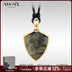 AWNL【杜淳同款】瑞龍星耀項鏈男吊墜輕奢時(shí)尚飾品送男友生日禮物 金曜石項鏈密織繩款