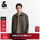 杰克·瓊斯（JACK&JONES） 男裝秋季夾克時(shí)尚日常尖領(lǐng)領(lǐng)口拉鏈門(mén)襟雙側插袋上衣225321052