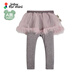 jnby by JNBY新款江南布衣長(cháng)褲打底褲緊身褲拼接休閑26春女童嬰兒YQ2E11400 072/中雜灰 90 cm