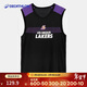 迪卡儂NBA籃球緊身衣服男夏訓練IVJ2湖人緊身背心黑色L-4485799