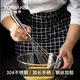 法焙客（FOR BAKE）手動(dòng)打蛋器 專(zhuān)業(yè)304不銹鋼奶油雞蛋打發(fā)攪拌棒蛋抽烘焙家用