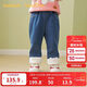 巴拉巴拉balaOne兒童長(cháng)褲女童寶寶直筒牛仔褲加絨保暖2025冬208425108008