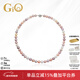 GiO珠寶 彩色淡水珍珠項鏈珠串毛衣鏈新年禮物送老婆 6.5-7.5mm 43cm
