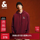 杰克·瓊斯（JACK&JONES） 男裝衛衣馬年刺繡時(shí)尚暗紋抽繩連帽寬松休閑長(cháng)袖上衣226133005