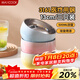 美廚（MAXCOOK）316L不銹鋼碗 湯碗雙層隔熱 飯碗餐具面碗13cm 彩色3只裝MCWA9102