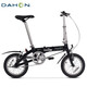 大行（DAHON）折疊自行車(chē)14英寸超輕便攜小輪男女式單車(chē)BYA412 黑色BA接頭