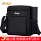 JEEP斜挎包男士單肩包新款大容量中老年休閑通勤旅游防潑水輕便手機包