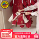 G.duck小黃鴨嬰兒周歲衣服國風(fēng)分體套裝冬季寶寶生日禮服紅色兒童拜年服 紅色 90 cm 90尺碼1~2歲【 80-】cm