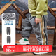 歌瑞家（greatfamily）兒童褲子 冬季新款男童裝針織長(cháng)褲運動(dòng)休閑褲保暖棉褲小童樂(lè )友 灰色 100 【3-4歲】