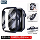 BHO【熱銷(xiāo)20萬(wàn)+】適用蘋(píng)果手表保護殼apple iwatch s10/s11保護殼膜一體套se3/9/8/ultra3鋼化膜2防摔 殼膜一體【午夜藍色】 iwatch4/5/6代SE3/2【44m