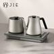 小界純鈦燒水壺全自動(dòng)底部雙上水燒水壺泡茶專(zhuān)用電熱水壺智能保溫煮茶器茶臺一體嵌入式電茶爐 1L 純鈦燒水壺+消毒鍋