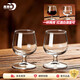 青蘋(píng)果二兩杯白酒杯紅酒杯白蘭地杯通用95ml6只裝 加厚水晶玻璃品鑒杯