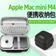 邁灃勝2024蘋(píng)果Apple mini M4收納包mac M4迷你主機專(zhuān)用收納包兼容鍵盤(pán)鼠標主機戶(hù)外防刮防摔耐磨收納包 【Mini M4收納包】手提斜挎一體