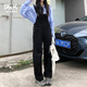 班尼路（Baleno）S&K系列寬松簡約女款背帶褲2026夏季新款百搭休閑直筒女士長褲