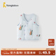 童泰（TONGTAI）嬰兒馬甲秋冬純棉夾棉男女寶寶衣服加厚背心坎肩馬夾外出上衣 藍色 100 cm