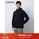 ERDOS 休閑連帽外套內襯工裝短款商務(wù)通勤男夾克外套 曜石黑 L 175/96A