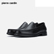皮爾卡丹（pierre cardin）男鞋商務(wù)休閑皮鞋男正裝低幫套腳鞋舒適軟底軟面一腳蹬樂(lè )福鞋 輕底軟面羊皮款（黑色） 41