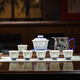 富玉陶瓷景德鎮蓋碗茶具套裝輕奢高檔家用茶杯高端精致茶具禮盒裝 大展鴻圖8頭茶具
