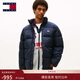 TOMMY JEANS25新款秋冬男美式復古運動(dòng)學(xué)院風(fēng)刺繡立領(lǐng)棉服夾克外套