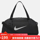 耐克（NIKE）男女訓練包 旅行包單肩包行李包桶包休閑包DR6974-010 黑