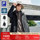 FILA 斐樂(lè )官方男士沖鋒衣兩件套2025抓絨內膽保暖連帽外套