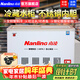 南凌（Nanling）冰柜商用展示柜冰柜飲料臥式單溫冷凍雪糕柜玻璃門(mén)展示柜大容量保鮮柜冷藏水柜冷凍保鮮冷藏展示柜 SC-216丨冷藏水柜丨1145*570*845