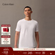 Calvin Klein運動(dòng)【吸濕速干】25夏季男士戶(hù)外休閑ck跑步健身透濕短袖T恤上衣 100-月光白 M