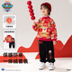汪汪隊立大功拜年服兒童加絨衛衣中國風(fēng)秋冬新款兒童紅色衛衣加厚新年裝 【紅色阿奇0343】?jì)杉准咏q加厚 120