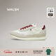 NormanWalsh【宋茜吳磊同款】ESL系列休閑華夫鞋運動(dòng)復古慢跑鞋跑步鞋男女鞋 米白/酒紅(贈白色鞋帶) 37