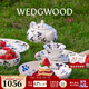 Wedgwood【新年禮物】野草莓墨藍茶杯碟骨瓷茶壺咖啡杯碟禮盒 野草莓墨藍2杯2碟 177ml