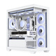 影馳極光3-M海景房電腦機箱白色（無(wú)立柱全視版/M-ATX/支持360水冷/快拆側板/可裝40系長(cháng)顯卡）
