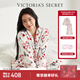 維多利亞的秘密 奶舒絨暖舒絨新年禮物睡衣套裝維密耀你紅禮盒馬年紅盒新年禮物 紅色涂鴉-暖舒絨 M