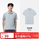 駱駝（CAMEL）戶(hù)外速干T恤男短袖翻領(lǐng)涼感彈力抗皺透氣吸汗運動(dòng)t防曬上衣  3XL