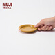 MUJI炻瓷 多用小碟 碟子餐具蘸碟小吃碟家用 黃色