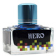 英雄（HERO）鋼筆/簽字筆鋼筆墨水 非碳素染料型彩色墨水系列 7101彩墨天藍色